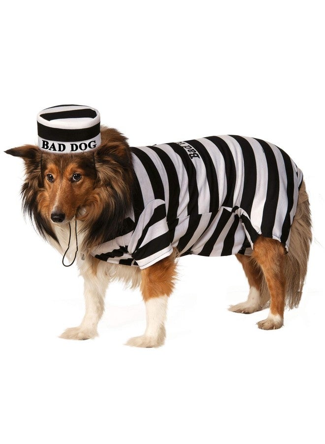 Rubies Prisoner Pet Costume for Dogs or Cats, Large